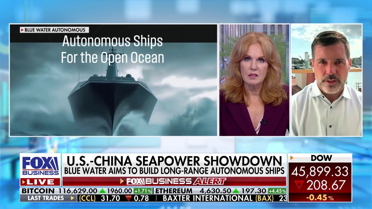 US can’t match China in shipbuilding, must ‘out-compete’ in tech: Blue Water Autonomy CEO