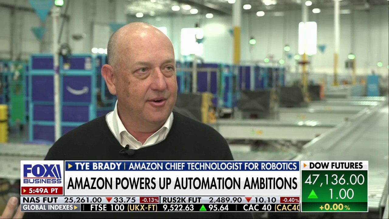 Gxstocks' Max Gorden speaks with Amazon's chief technologist for robotics, Tye Brady, about the company's aspirations to expand AI-powered jobs.