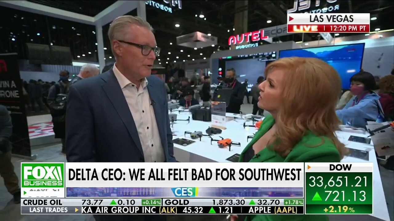 Delta Air Lines CEO Ed Bastian discusses solutions to solving the pilot shortage and reveals if the airline will ever deploy drone passenger carriers on 'The Claman Countdown.'