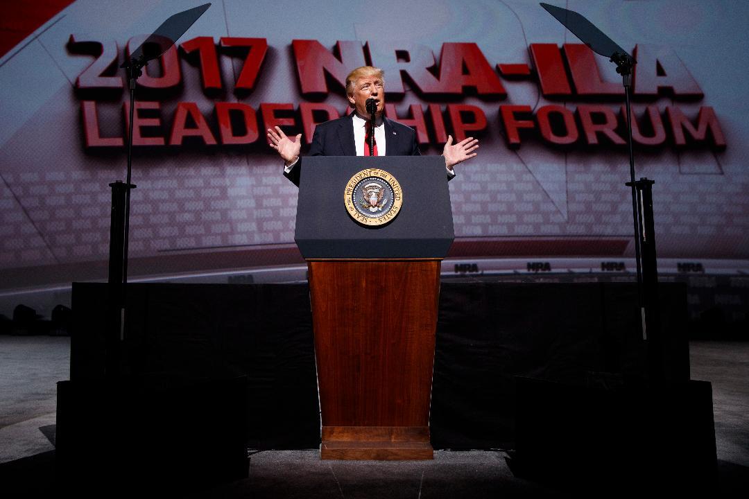 Did Trump’s NRA speech send a message to Washington?