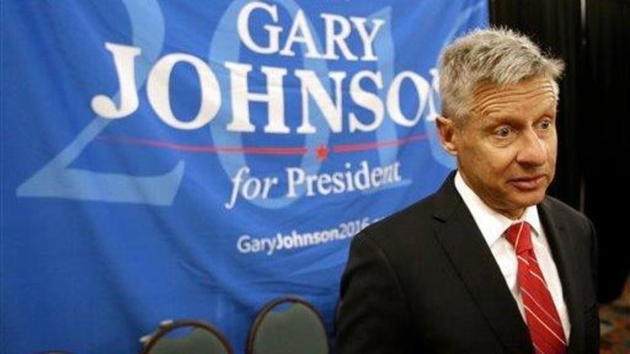 Will Gary Johnson's Aleppo gaffe hurt his poll numbers?
