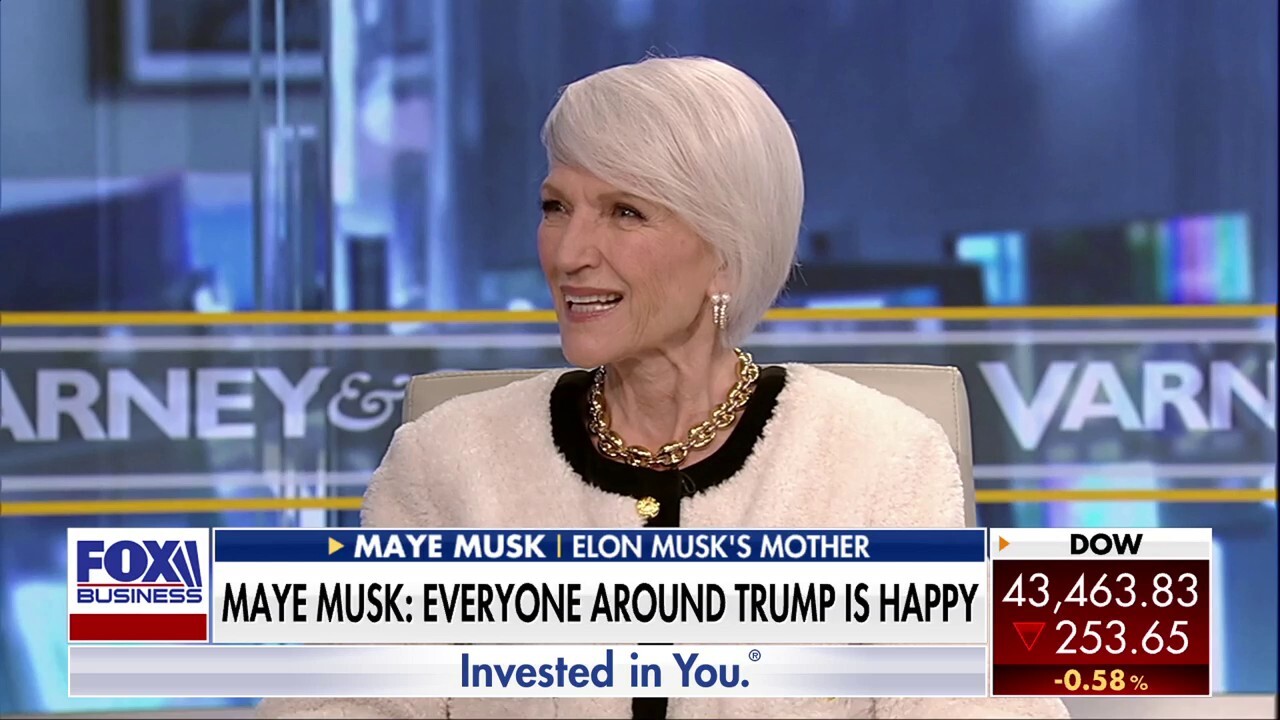 Maye Musk, author, model and Elon Musk's mother, provides updates on her son's plans for DOGE and applauds his accomplishments, while commenting on Elon's larger goals to do good.