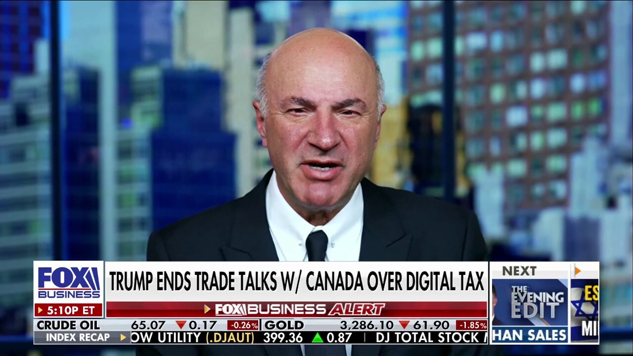 Canadian businessman Kevin O’Leary discusses the U.S. and Canada tariff fight and future of the ‘big, beautiful bill’ on ‘The Evening Edit.’