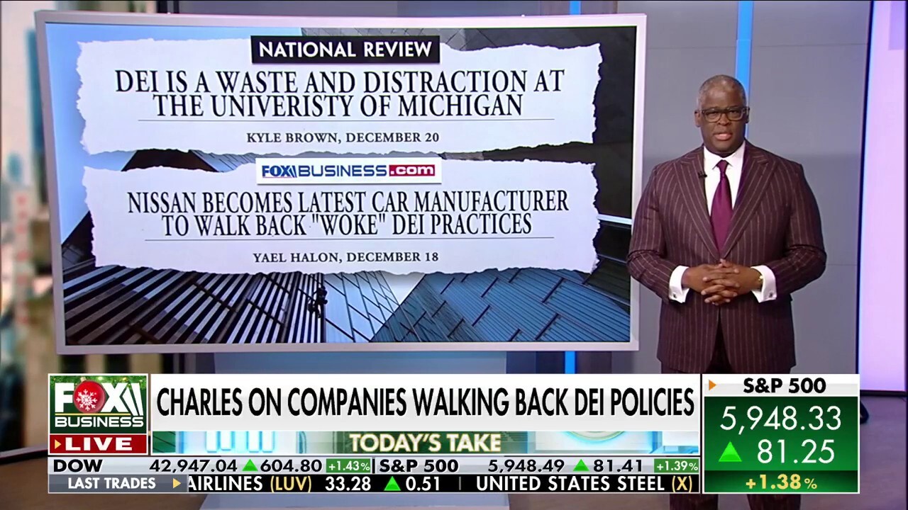 DEI pushback one of ‘biggest’ surprises of 2024, Charles Payne explains