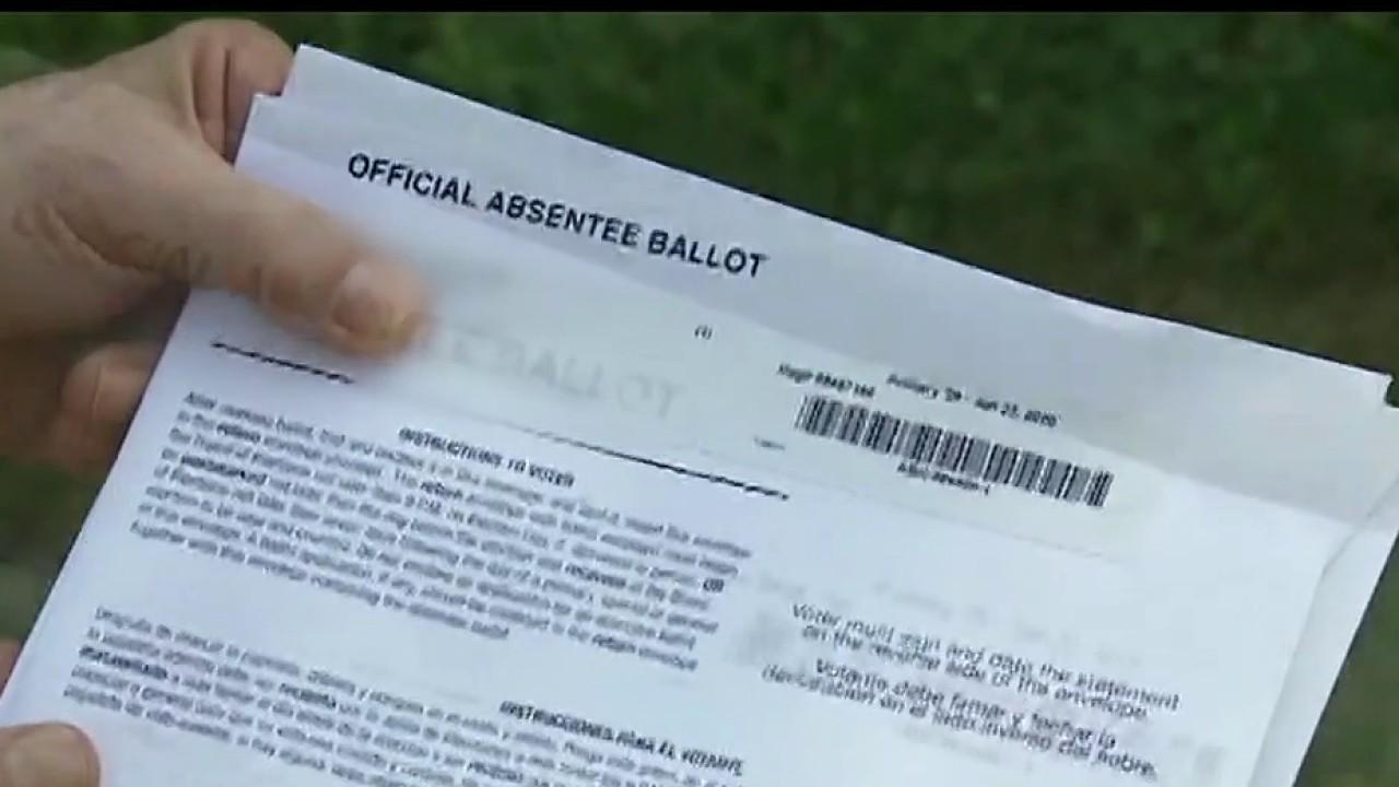 Pre-filled mail-in ballots make fraud easier, Tom Fitton says	