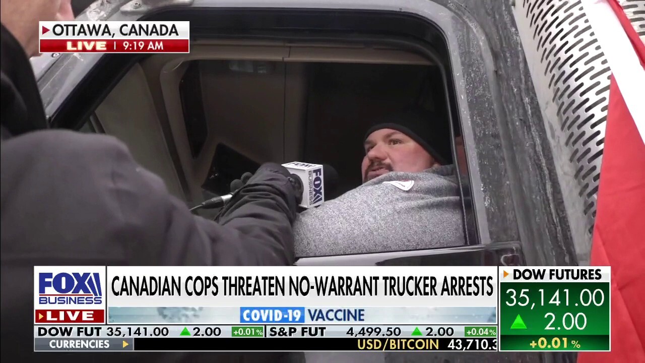 FOX Business' Jeff Flock talks to a Canadian truck driver who says the Freedom Convoy movement is more than just truckers.