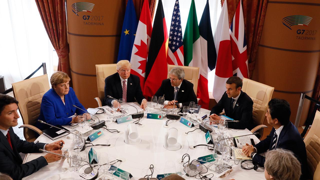 Trump, G-7 leaders clash over trade, NATO, climate