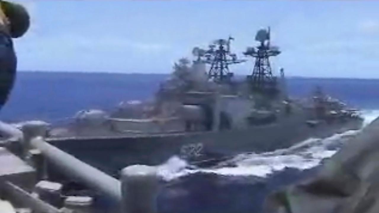 US accuses Russian ship of 'unsafe' maneuvers