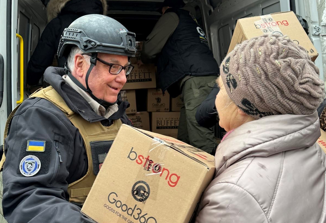 Howard Buffett explains why Ukraine needs more aid nearly two years into the war and how the private sector can step up its efforts.