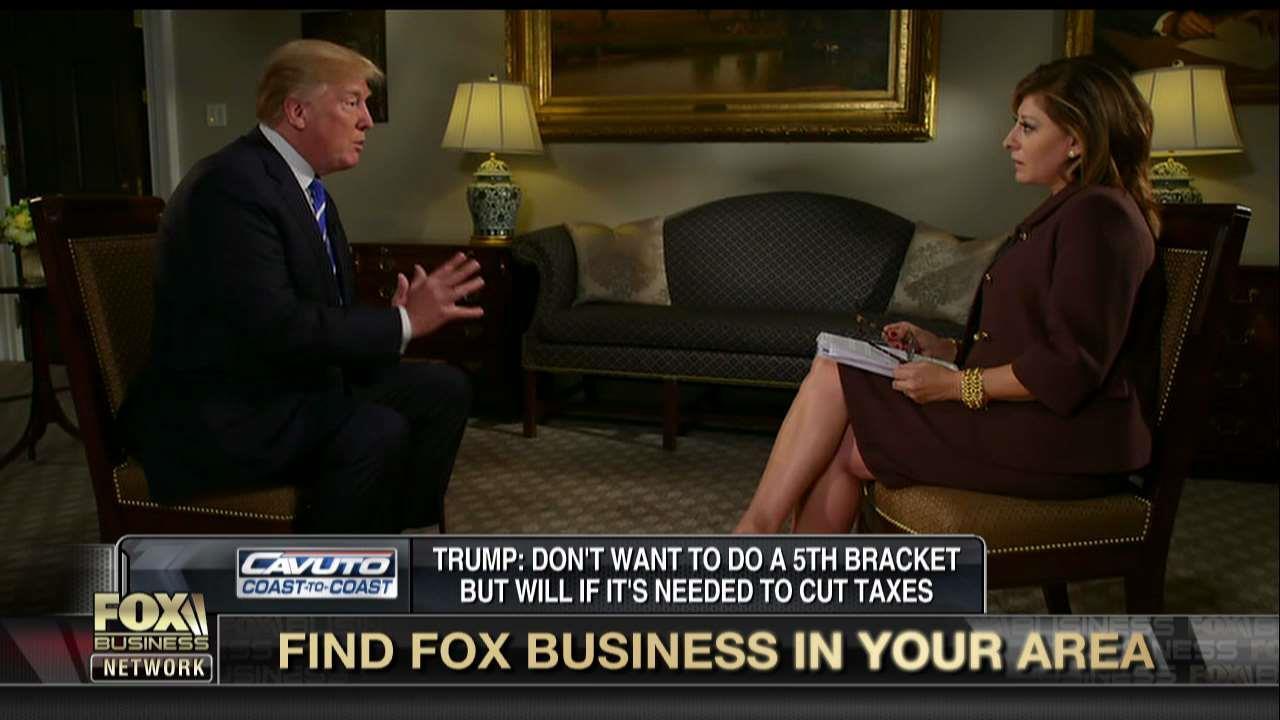 Maria Bartiromo Has an Exclusive Interview With President Tr