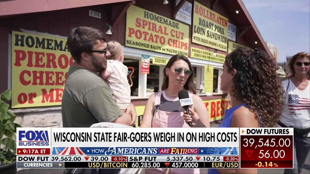 FOX Business' Madison Alworth reports from the Wisconsin State Fair, where she's talking to voters about their high-cost concerns ahead of the November general election.