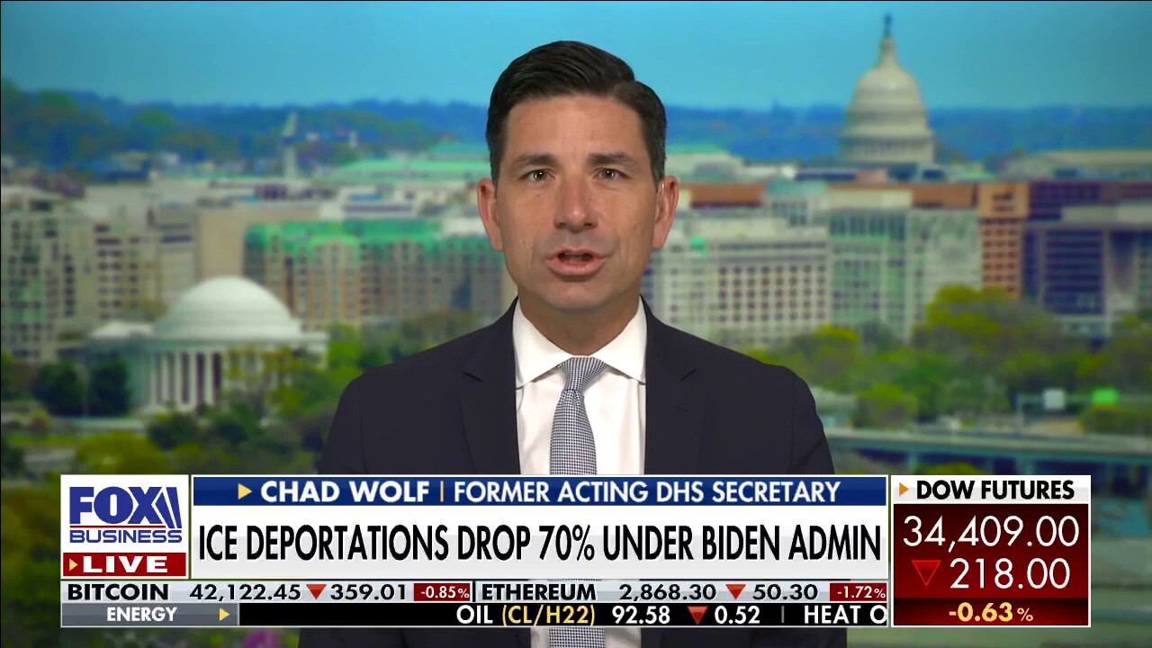 Border security is not a priority for the Biden administration: Chad Wolf