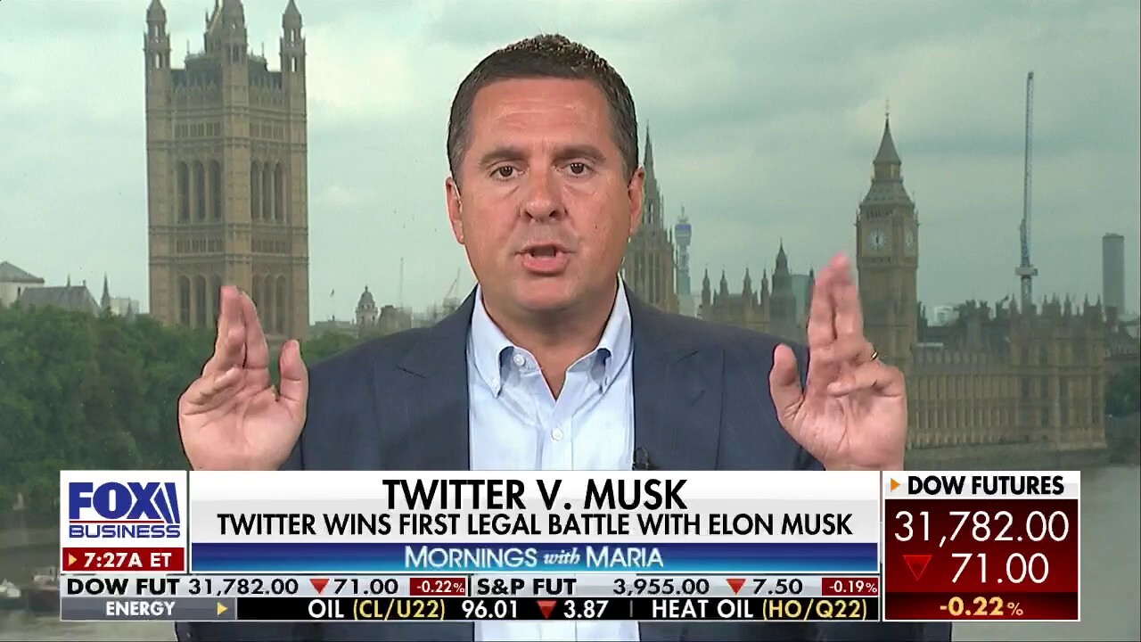 Truth Social and Trump Media & Technology CEO Devin Nunes argues Elon Musk paid ‘way too much’ to buyout tech giant Twitter.