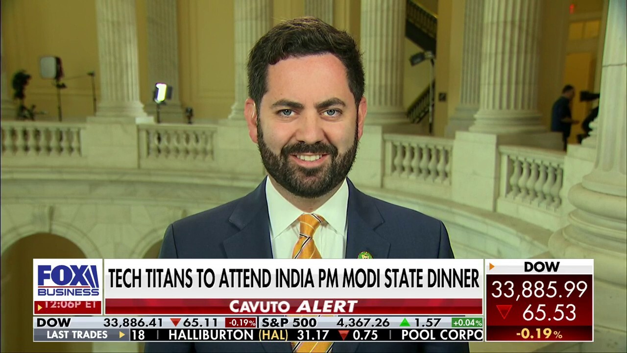 Rep. Mike Lawler, R-N.Y., discusses U.S. tech titans attending the Indian Prime Minister Modi state dinner and China's rising aggression.