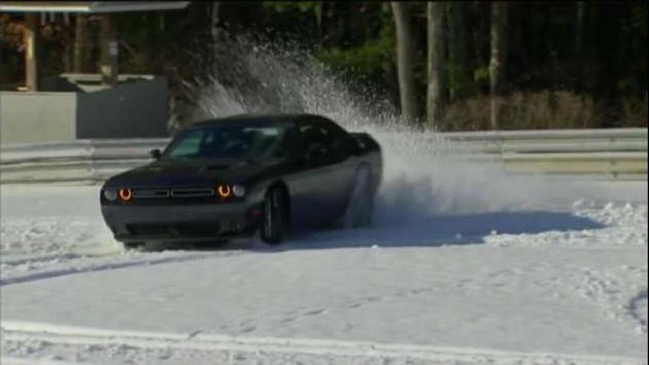 Muscle car built to take on the snow