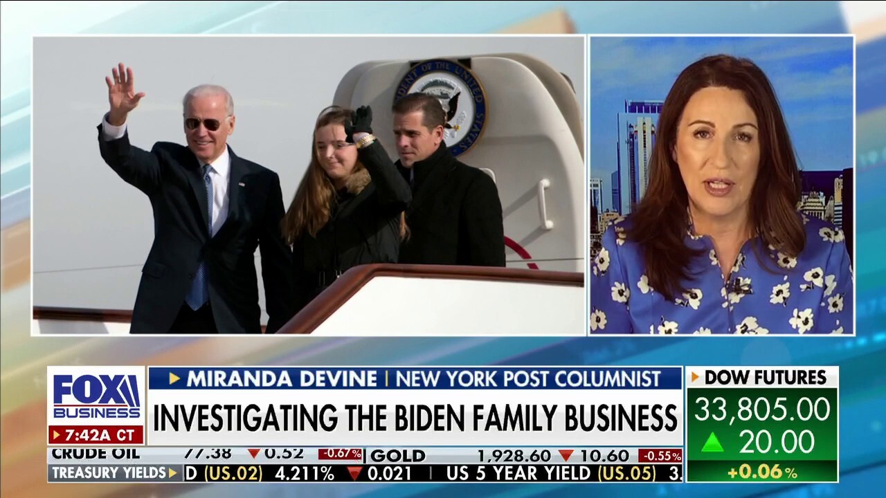 Hunter Biden would 'betray anybody' for money: Miranda Devine