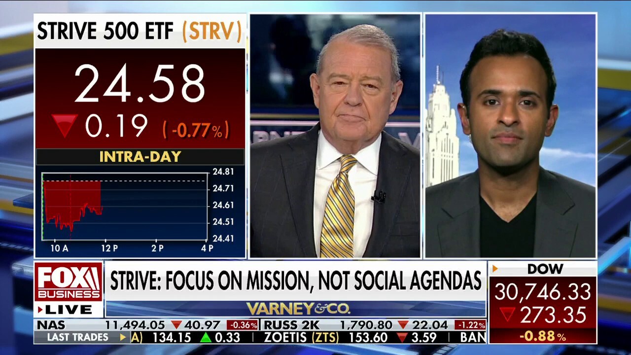 Strive founder and executive chairman Vivek Ramaswamy tells 'Varney & Co.' how he plans to use shareholder power to create change in America's boardrooms.