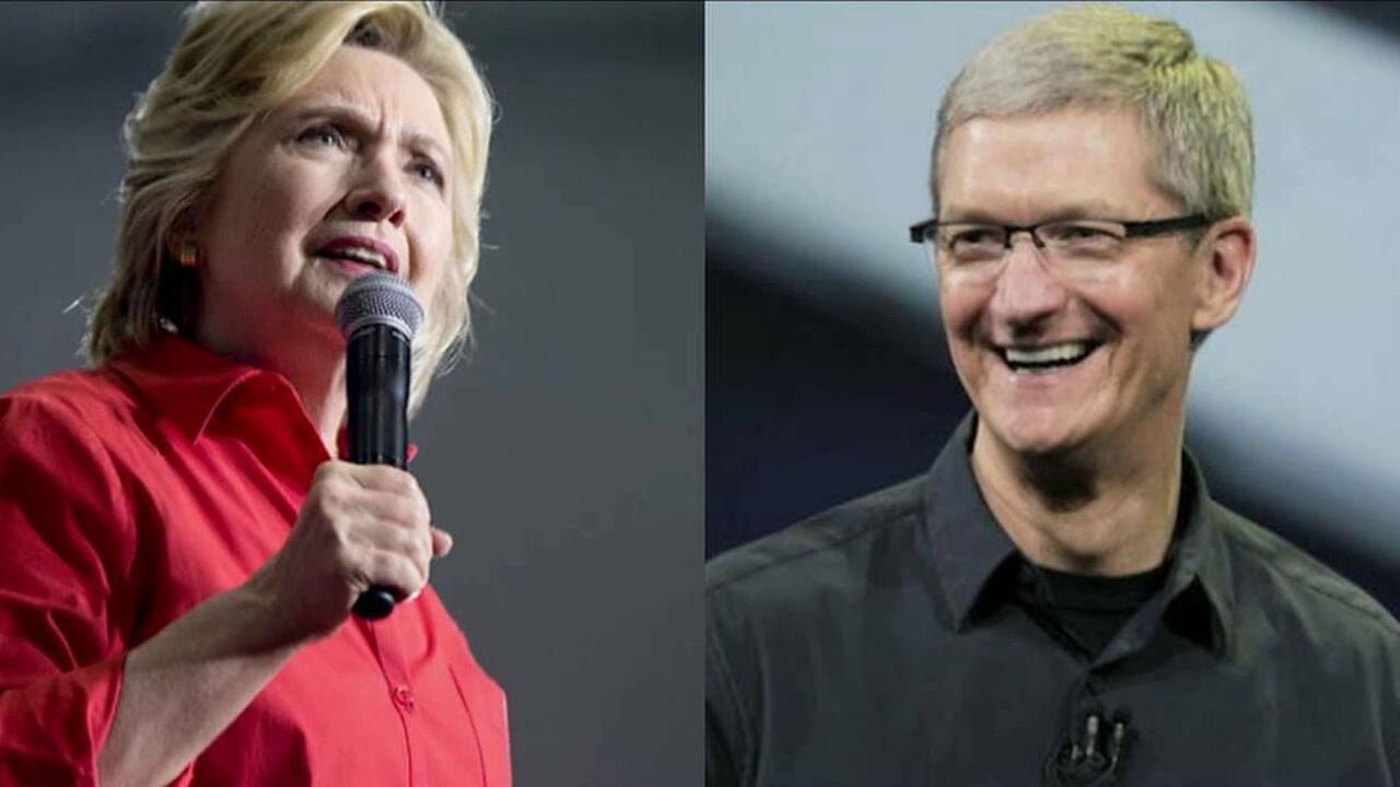 Apple’s Tim Cook holds fundraiser for Clinton