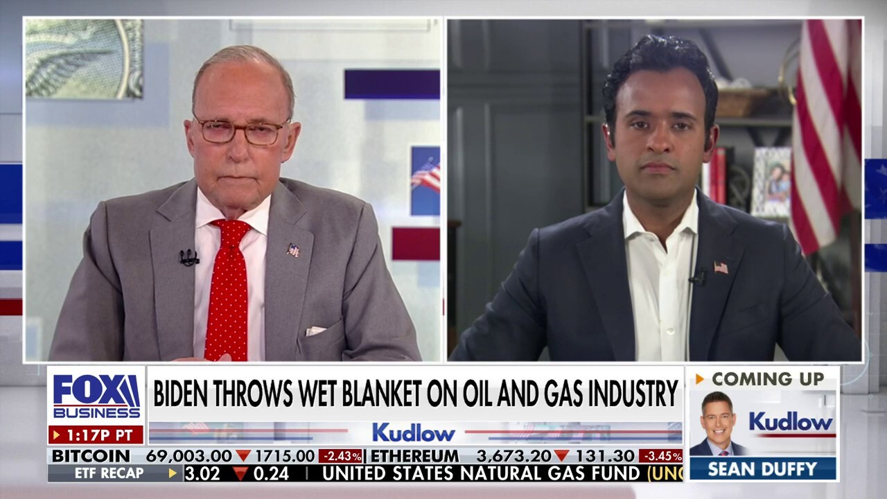 Former 2024 presidential candidate Vivek Ramaswamy joins ‘Kudlow" to discuss restoring Trump-era economic policies amid the cost of living crisis under President Biden.