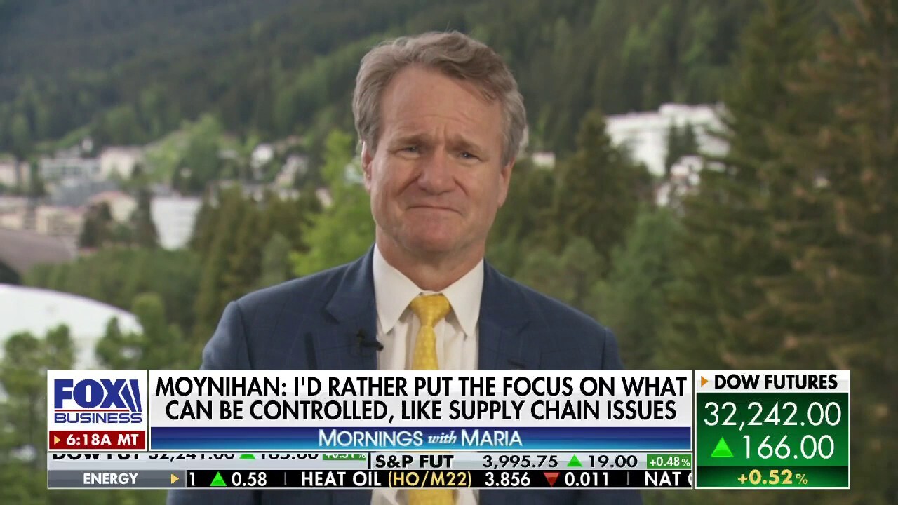 Bank of America CEO Brian Moynihan provides insight on ‘Mornings with Maria’ from the World Economic Forum in Davos, Switzerland, noting that 'we have to have a just transition.' 