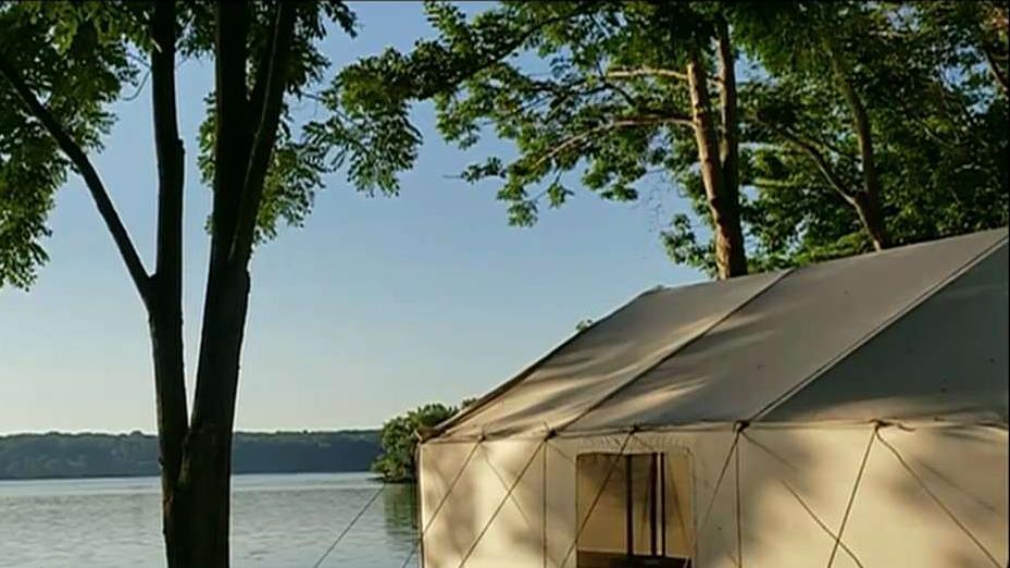 The growing trend of 'glamping'