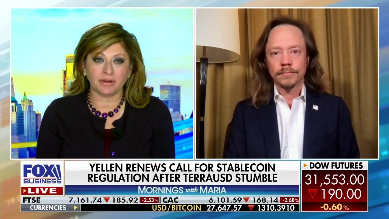Bitcoin Foundation Chairman Brock Pierce discusses TerraUSD and Janet Yellen calling for crypto regulation.