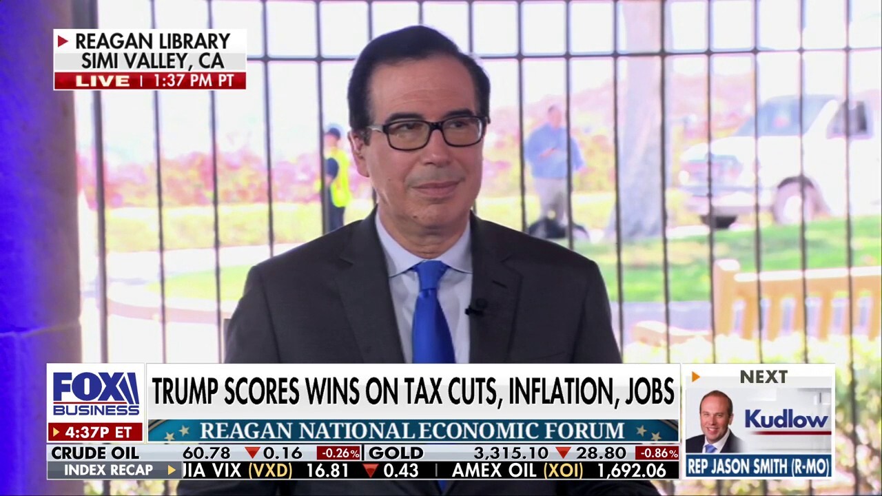 Regulatory changes are very positive, Steven Mnuchin says