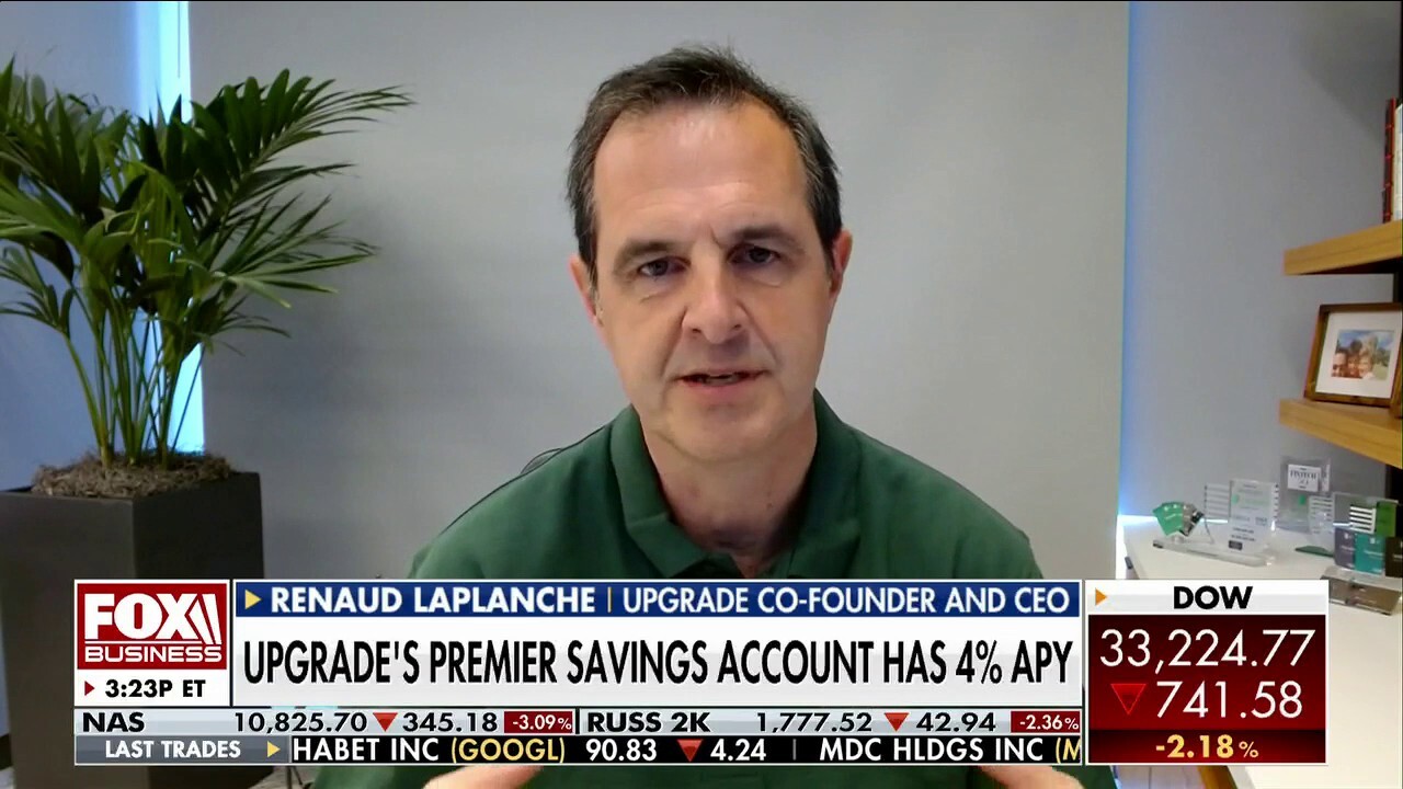 Upgrade co-founder and CEO Renaud Laplanche explains how the fintech firm's premier savings account can offer 4% APY on 'The Claman Countdown.'