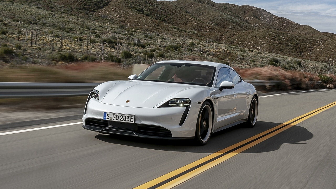 Porsche’s first electric car Taycan is outselling the Tesla Models S and X. FoxNews.com automotive editor Gary Gastelu with more.  