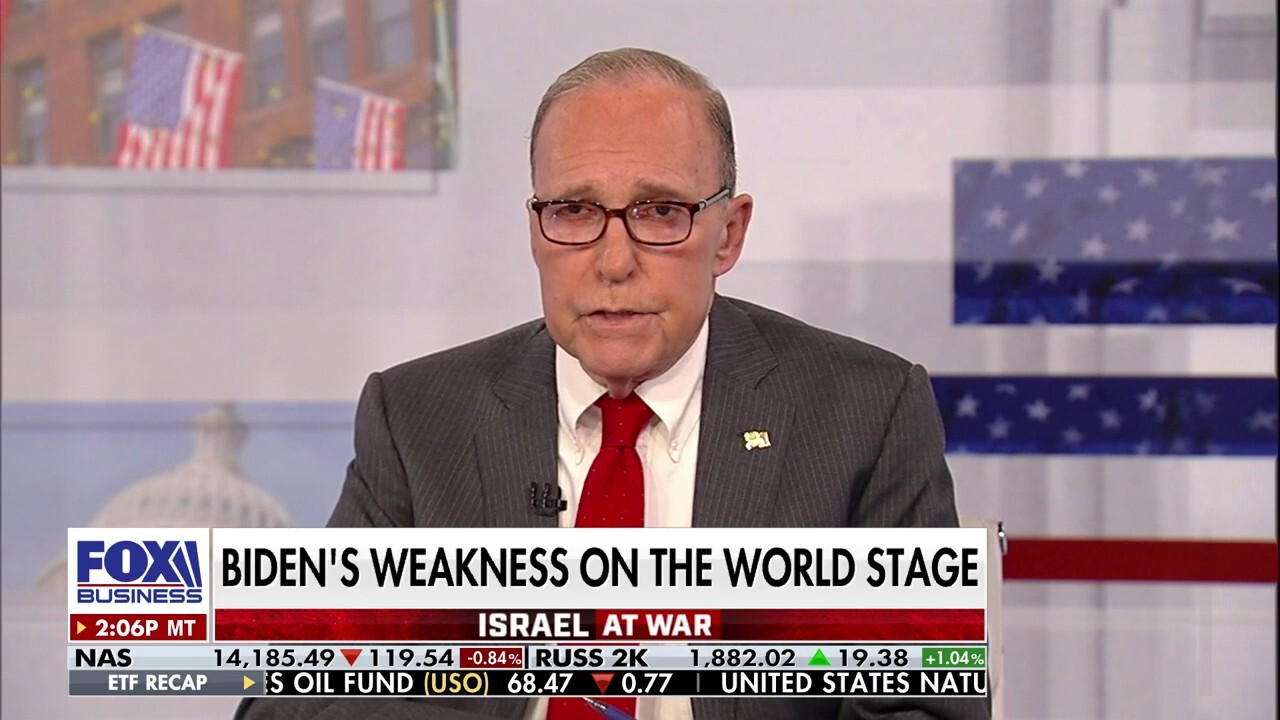 FOX Business host Larry Kudlow calls on the Biden administration to be strong on the U.S. on 'Kudlow.'