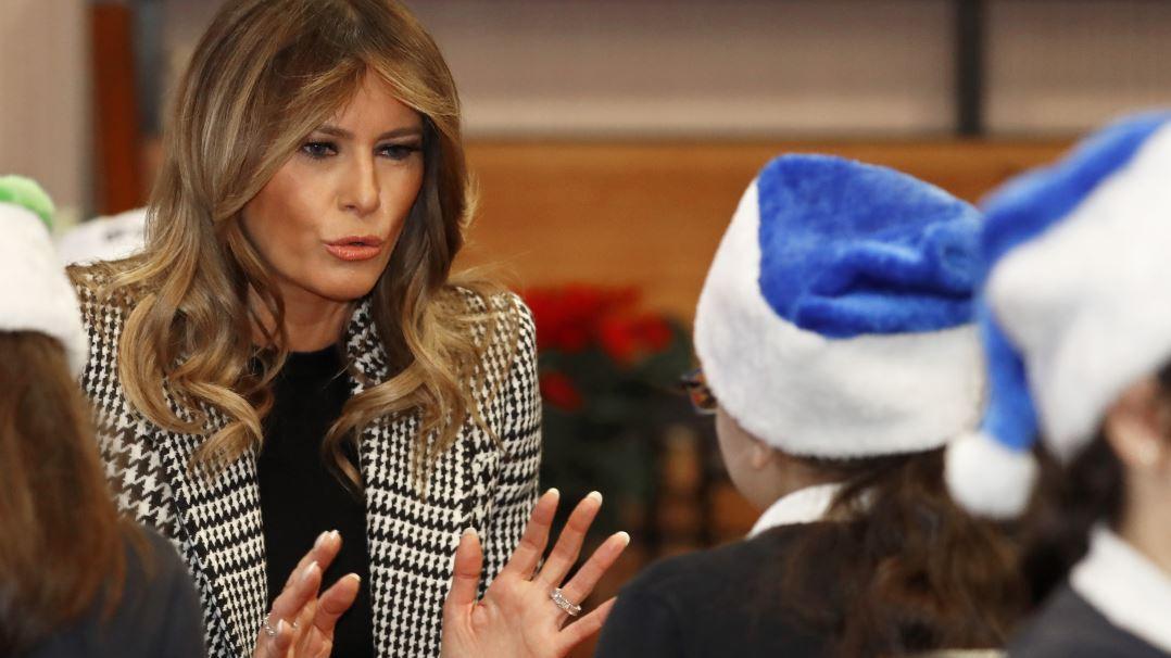 Melania Trump: I see the spirit of America in Toys for Tots program