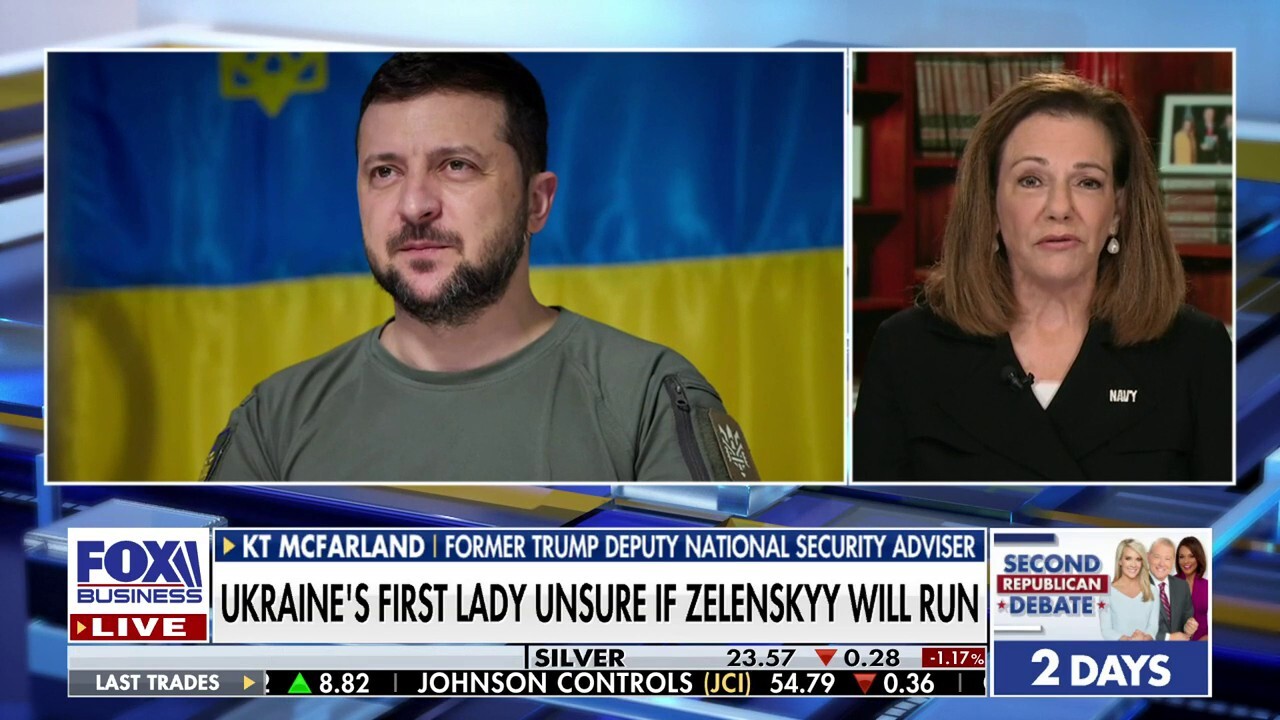 Ukraine without Zelenksyy is a Ukraine 'without a lot of international support behind it': KT McFarland