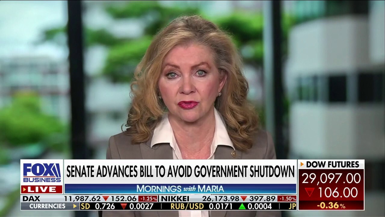 Sen. Marsha Blackburn, R-Tenn., weighs in on the Senate’s decision to advance a spending bill to avert a government shutdown on ‘Mornings with Maria.’