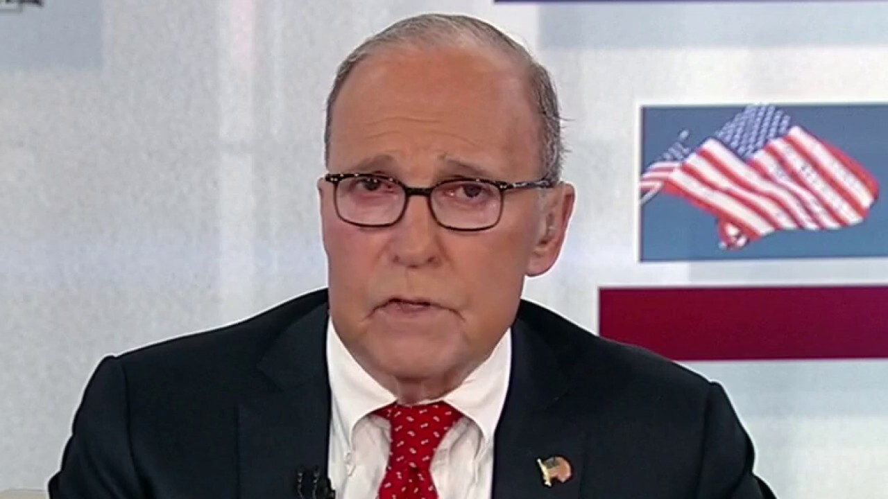  FOX Business host Larry Kudlow reacts to President Biden's re-election campaign launch on 'Kudlow.'
