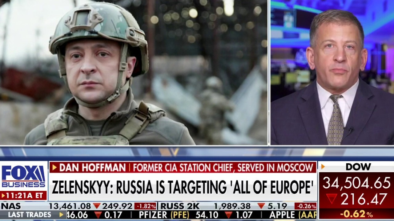 Fox News Contributor and former CIA Station Chief Dan Hoffman told ‘Varney & Co.’ the Russian army is preparing to ‘rain down hell’ on eastern Ukraine.