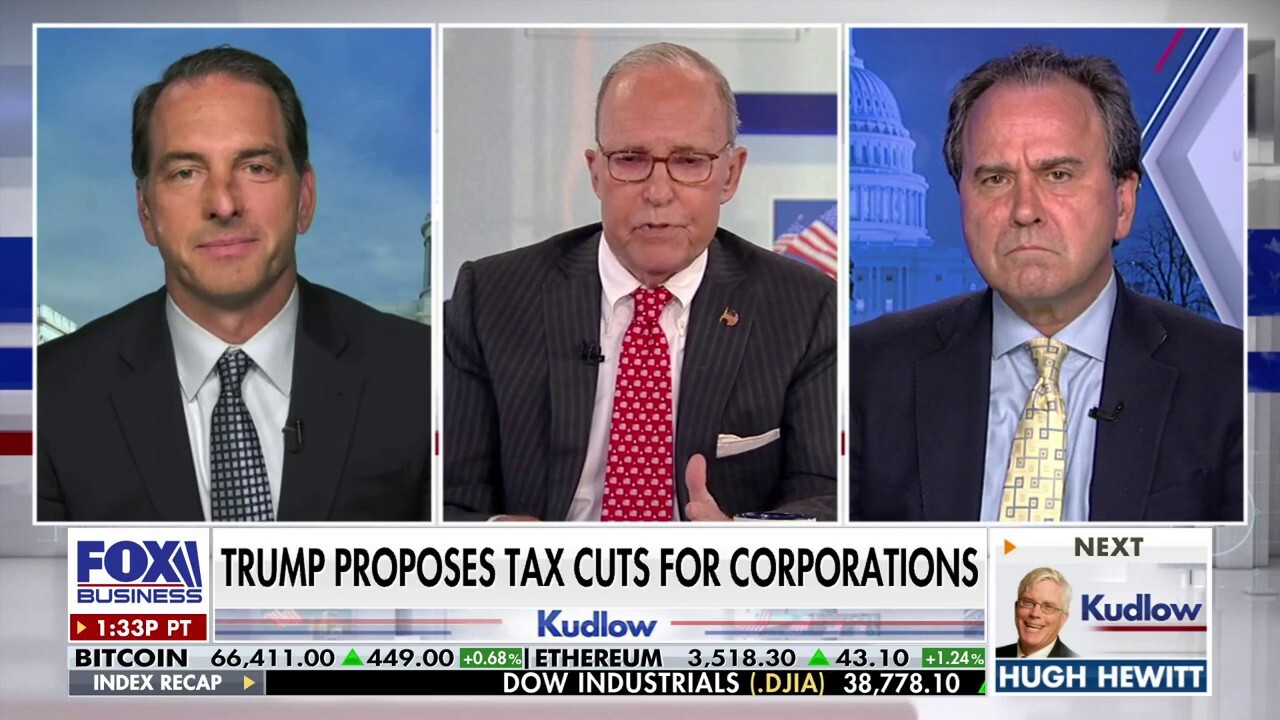  'Kudlow' panelists Michael Faulkender and Scott Hodge react to President Biden proposing a raise on the corporate tax rate.