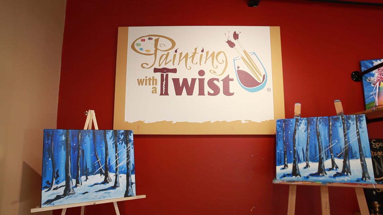 Painting with a Twist is the perfect Valentine's Day date!