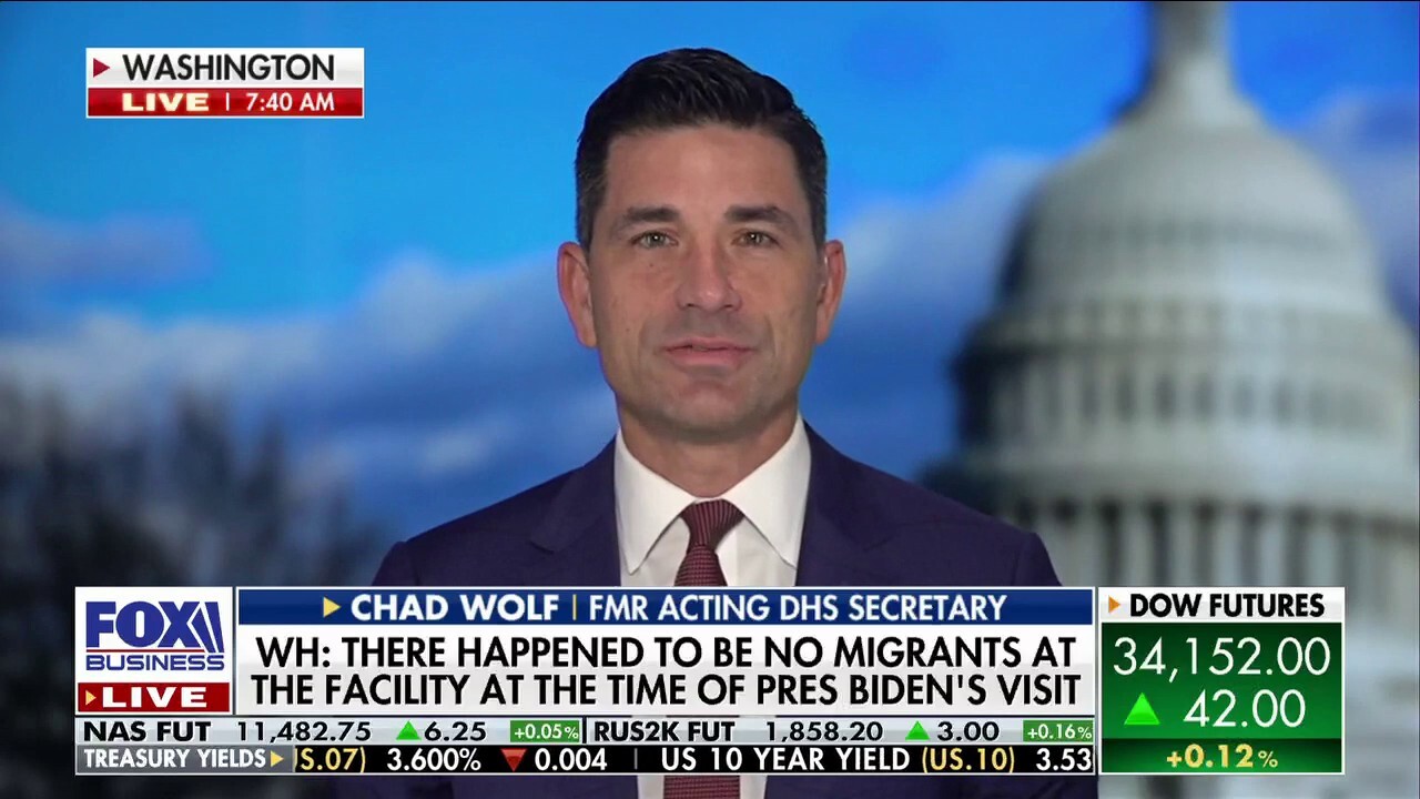 Biden's border policies do not 'fit the bill': Chad Wolf