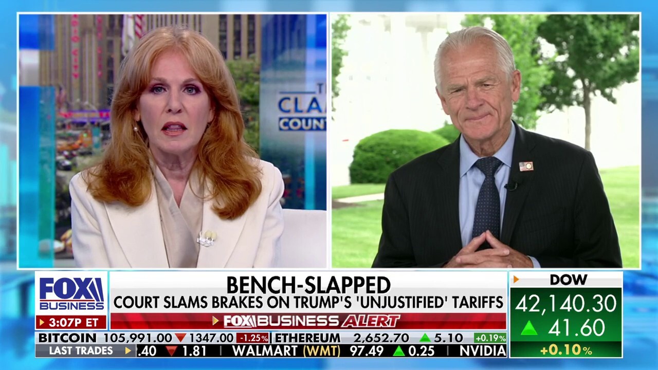 White House Senior Counselor for Trade and Manufacturing Peter Navarro unpacks the court battle over tariffs on 'The Claman Countdown.'
