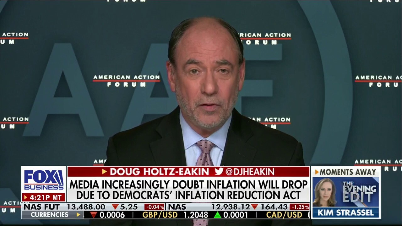 Economist Doug Holtz-Eakin joins 'The Evening Edit' to discuss how the Inflation Reduction Act will impact America's inflation problem.