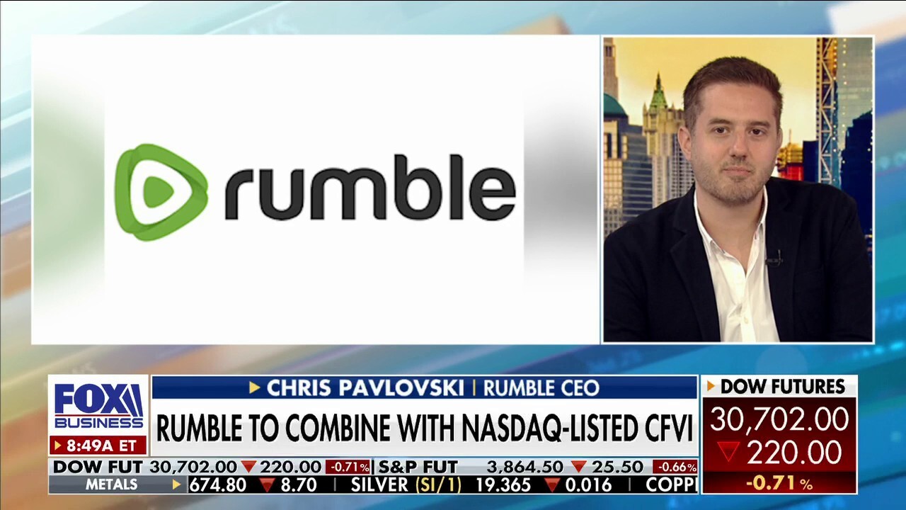 Rumble CEO Chris Pavlovski joins 'Mornings with Maria' as his company goes public to discuss competitors, Big Tech and what his video platform offers.