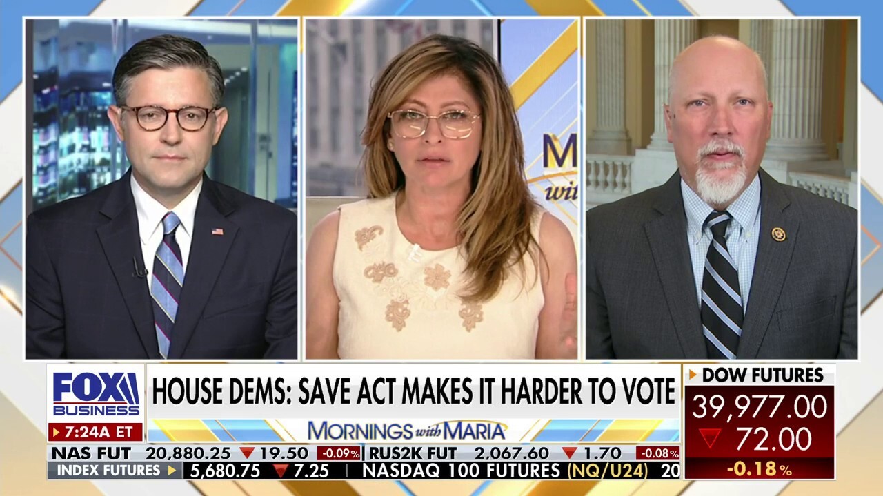 House Speaker Mike Johnson and Rep. Chip Roy, R-Texas, break down the GOP’s latest efforts to secure the southern border during an appearance on ‘Mornings with Maria.’