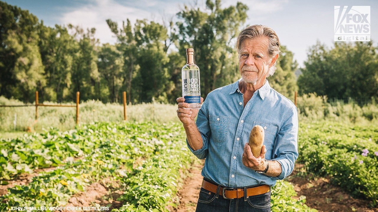 The Oscar-nominated actor, who starred as Frank Gallagher in the hit series "Shameless," is the "spokesdude" for Woody Creek Distillers in Woody Creek, Colorado, where he lives.