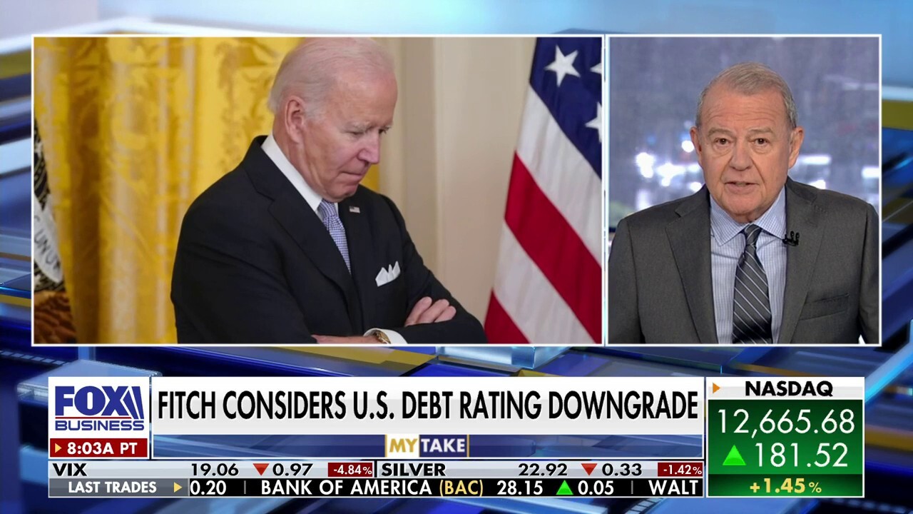 FOX Business host Stuart Varney argues the country is 'against' Biden's reluctance to cut spending.