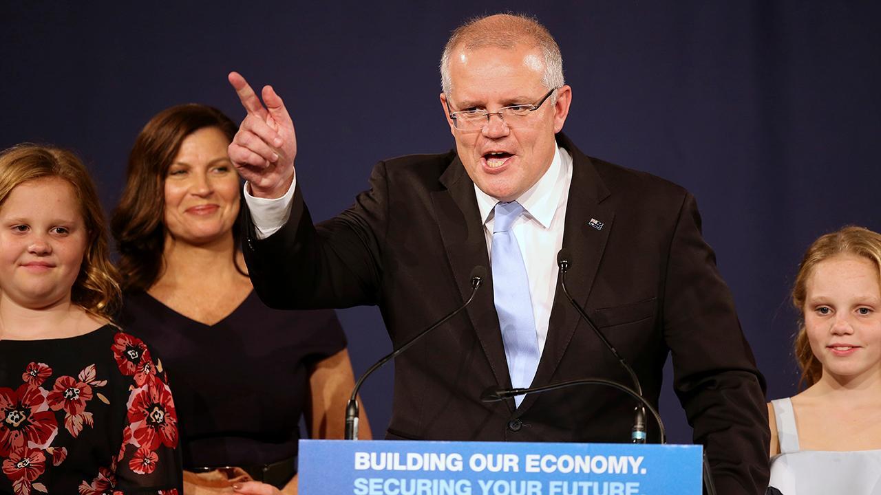 Australia’s conservative coalition pulls off surprise election victory
