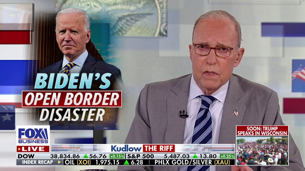 FOX Business host Larry Kudlow shreds chaos at the southern border following President Biden's DACA address on 'Kudlow.'