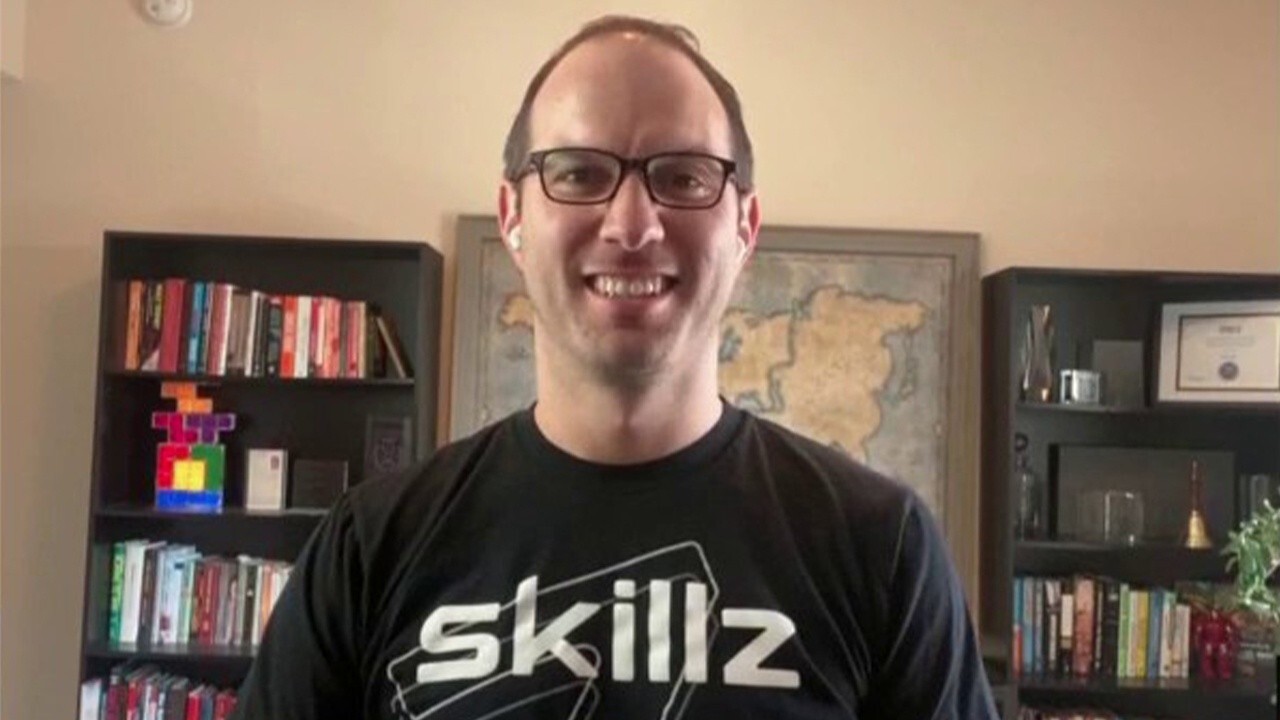 Skillz founder and CEO Andrew Paradise on his company working with the NFL to launch a game developer challenge. 
