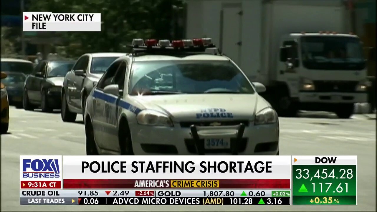 Major cities are facing alarming trends in law enforcement retirements and recruiting; Madison Alworth reports from New York City.