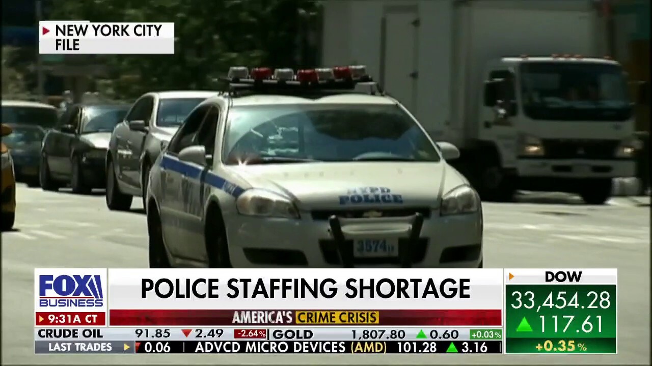 Police departments battling staffing shortages amid rising crime