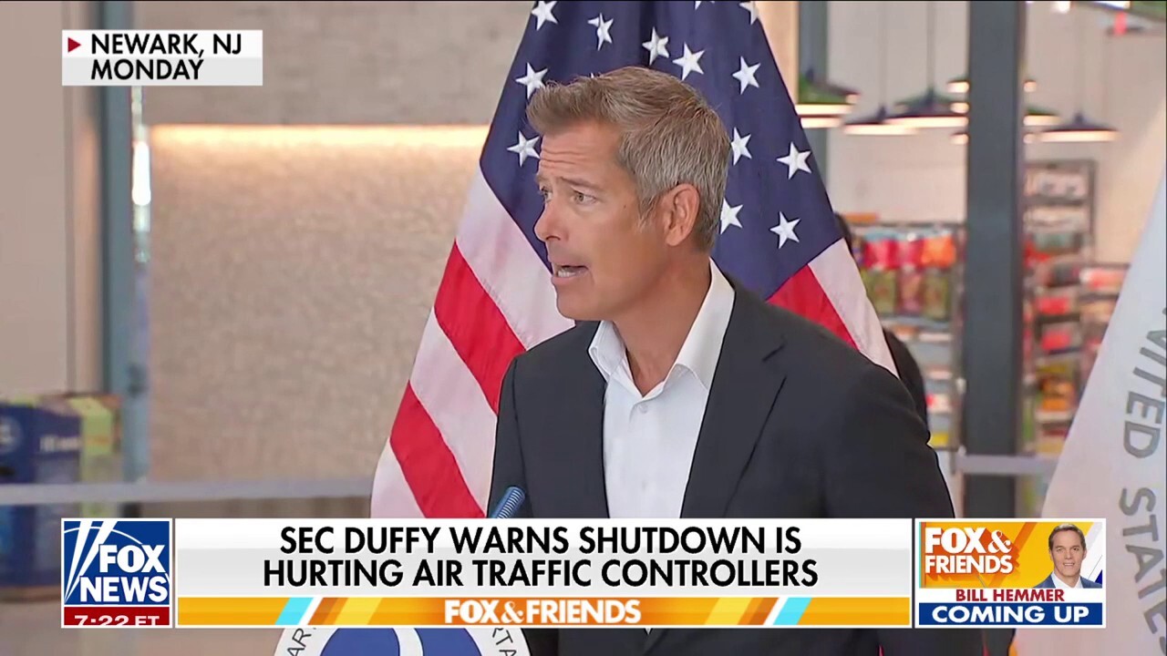 U.S. Secretary of Transportation Sean Duffy joins ‘Fox & Friends’ to discuss his response to California Governor Gavin Newsom’s shutdown criticism, the impact on air travel and his call for audits of immigrant commercial driver’s licenses.